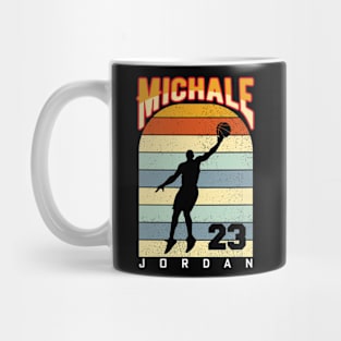 Michael Jordan Basketball Retro Vintage Mug